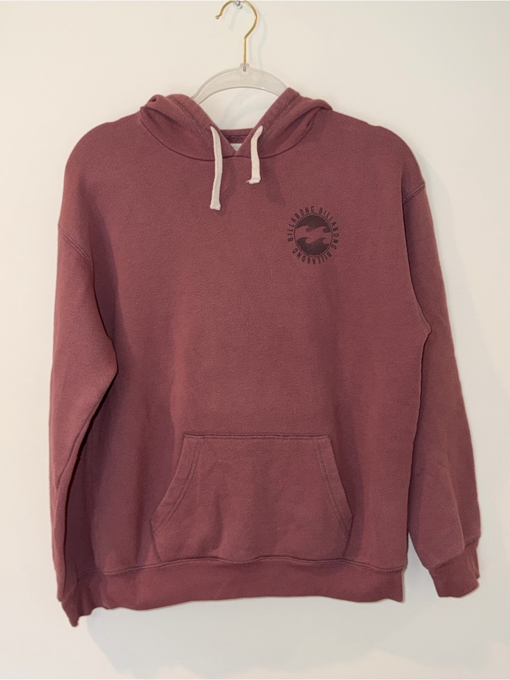 Billabong Men's Pullover Hoodie Sweatshirt - Dusty Mauve